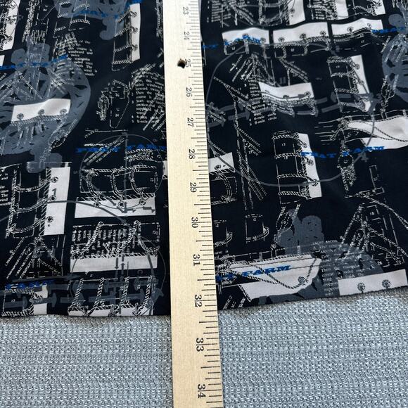 Phat Farm Shirt Mens XXL Black Nautical Ship Yacht Rope Knots Y2K Hip Hop - Picture 8 of 9